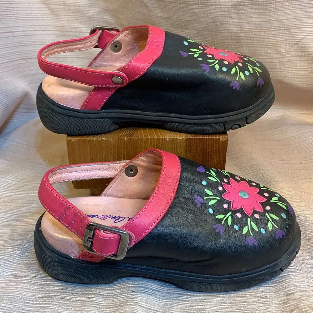 Hanna Andersson flower wear-two-way clogs